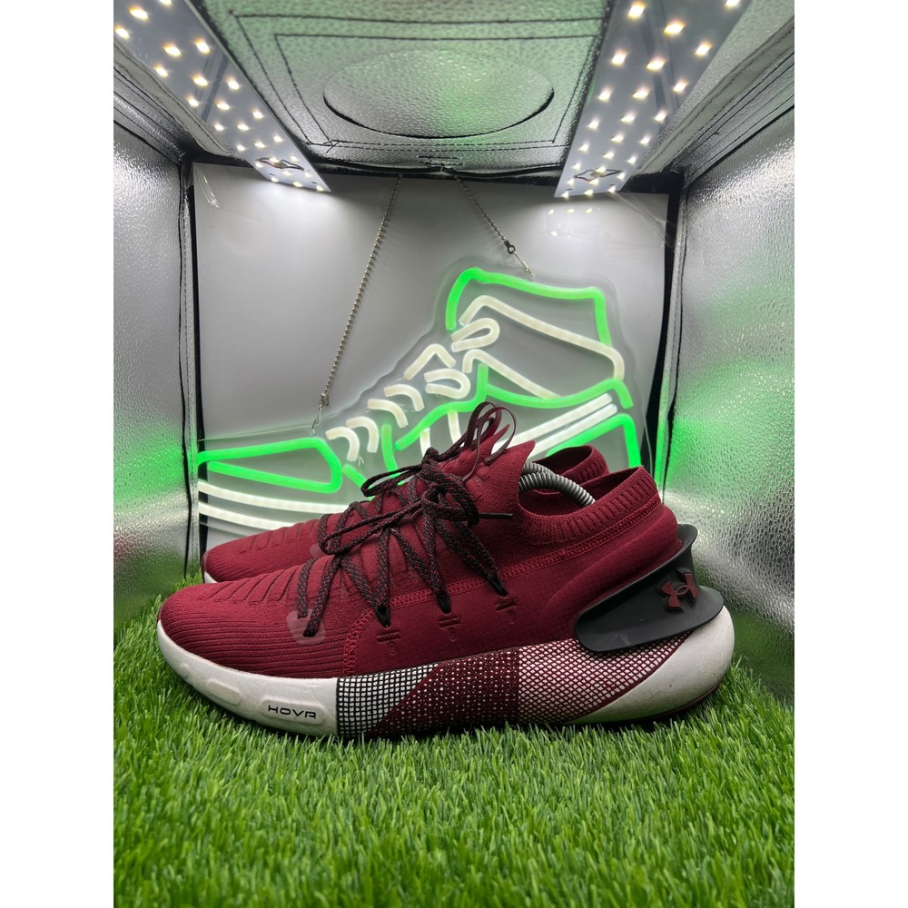 Under Armour UA HOVR Phantom 3 Running Shoes Men's 11.5 Deep Red 3025516-600